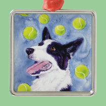 Border Collie Ornament - "Magpie's Gold" ornaments