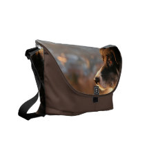 Border Collie Photos Messenger Bag
