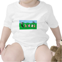 Border Collie Pied Piper T Shirts