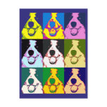 Border Collie Pop Art Post Cards