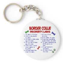 BORDER COLLIE Property Laws 2 Keychains