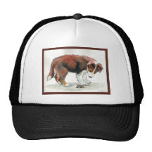 Border Collie Puppy & Grasshopper Hats