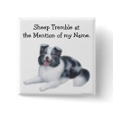 Border Collie Sheep Herder Pin buttons