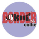 Border Collie silhouette, jumping stickers by DDGraphix Border Collie silhouette, jumping stickers