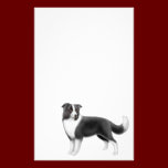 Border Collie Stationery stationery