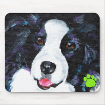Border collie tapete de raton