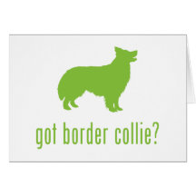 Border collie tarjetas