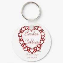 Border Collie True Love - Keychain