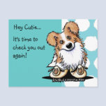Border Collie Veterinarian Reminder Postcard