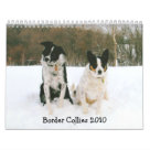 twopage_calendar - 12 month calender featuring Border Collies.