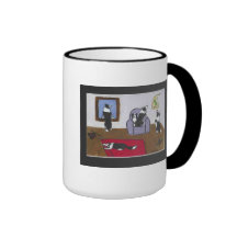 Border collies home alone mug