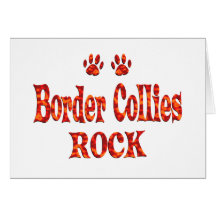 Border Collies Rock Card