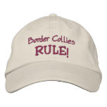 Border Collies Rule Embroidered Baseball Cap