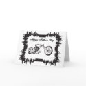 Border-Motorcycle..4, Happy Father's Day cards by CaringHearts Border-Motorcycle..4, Happy Father's Day cards