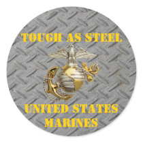 BORDER PATROL ROUND STICKERS