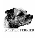 Border Terrier Drawing t-shirts