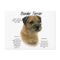 Border Terrier History Design Post Card