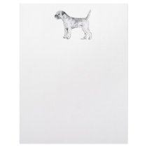 Border Terrier Customized Letterhead