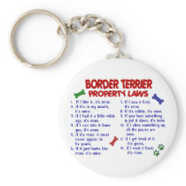 BORDER TERRIER Property Laws 2 Key Chains