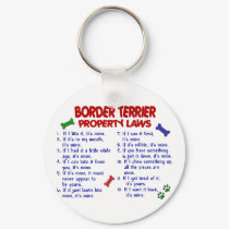 BORDER TERRIER Property Laws 2 keychains