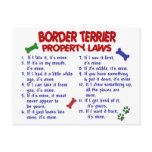BORDER TERRIER Property Laws 2 Post Cards