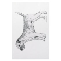 Border Terrier Custom Stationery