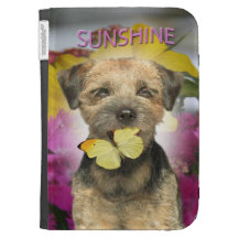 Border Terrier Sunshine Kindle Case