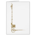 Border with initial letter A Card by delzakiya Border with initial letter A Card