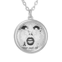 Borderline, Snap out of it graphic face! Necklaces