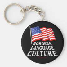 Borders, Language, Culture Key Chain
