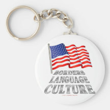 Borders, Language, Culture Keychains