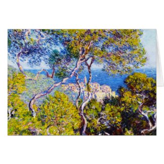 Bordighera, 1884 Claude Monet cool, old, master, Card