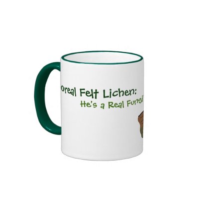 Boreal Felt Lichen: a Real Fungi Coffee Mug by notalotoaxolotls