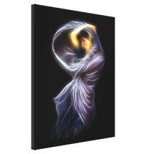 Boreas Waterhouse Fractal Digital Painting Stretched Canvas Prints