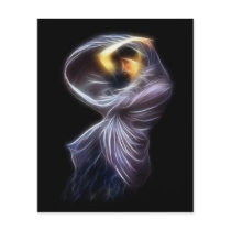 Boreas Waterhouse Fractal Digital Painting Full Color Flyer