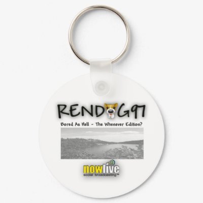 Bored As Hell Logo Keychain by rendog97