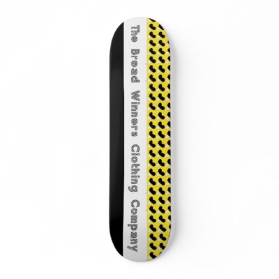 Bored Board Bread Skateboard Deck by allophacique
