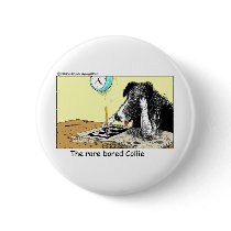 Bored Border Collie Funny Gifts Tees Collectibles buttons by beardiethor123 Bored Border Collie Funny Gifts Tees Collectibles buttons