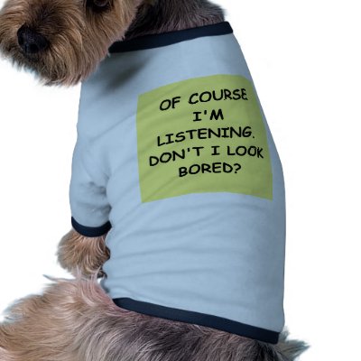 BORED DOG TEE by jimbuf