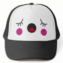 Bored Face Mesh Hat
