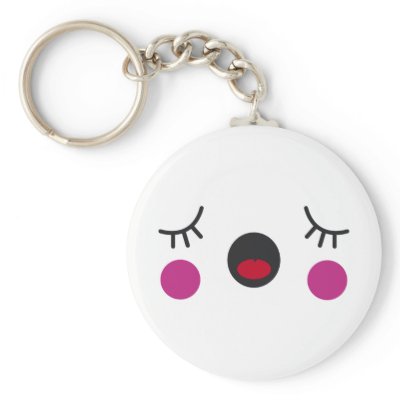 Bored Face Key Chains by kawaiiumis