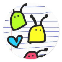 bored in class sticker