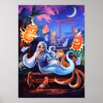 Bored Little Ghost Print