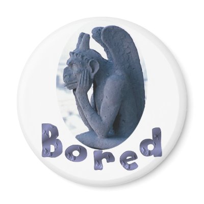 Bored Refrigerator Magnet by Stronsy
