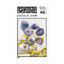 bored postage stamp