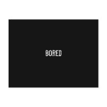 Bored postcards