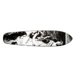 bored siren custom skateboard