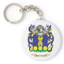 Borg-(Malta) Coat of Arms (Family Crest) Key Chain