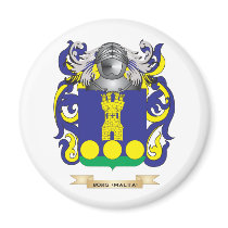 Borg-(Malta) Coat of Arms (Family Crest) Fridge Magnet