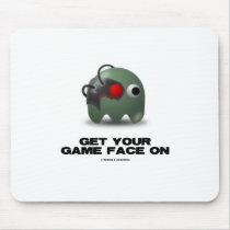 Borg (Retro Avatar Game Face) Mouse Pad